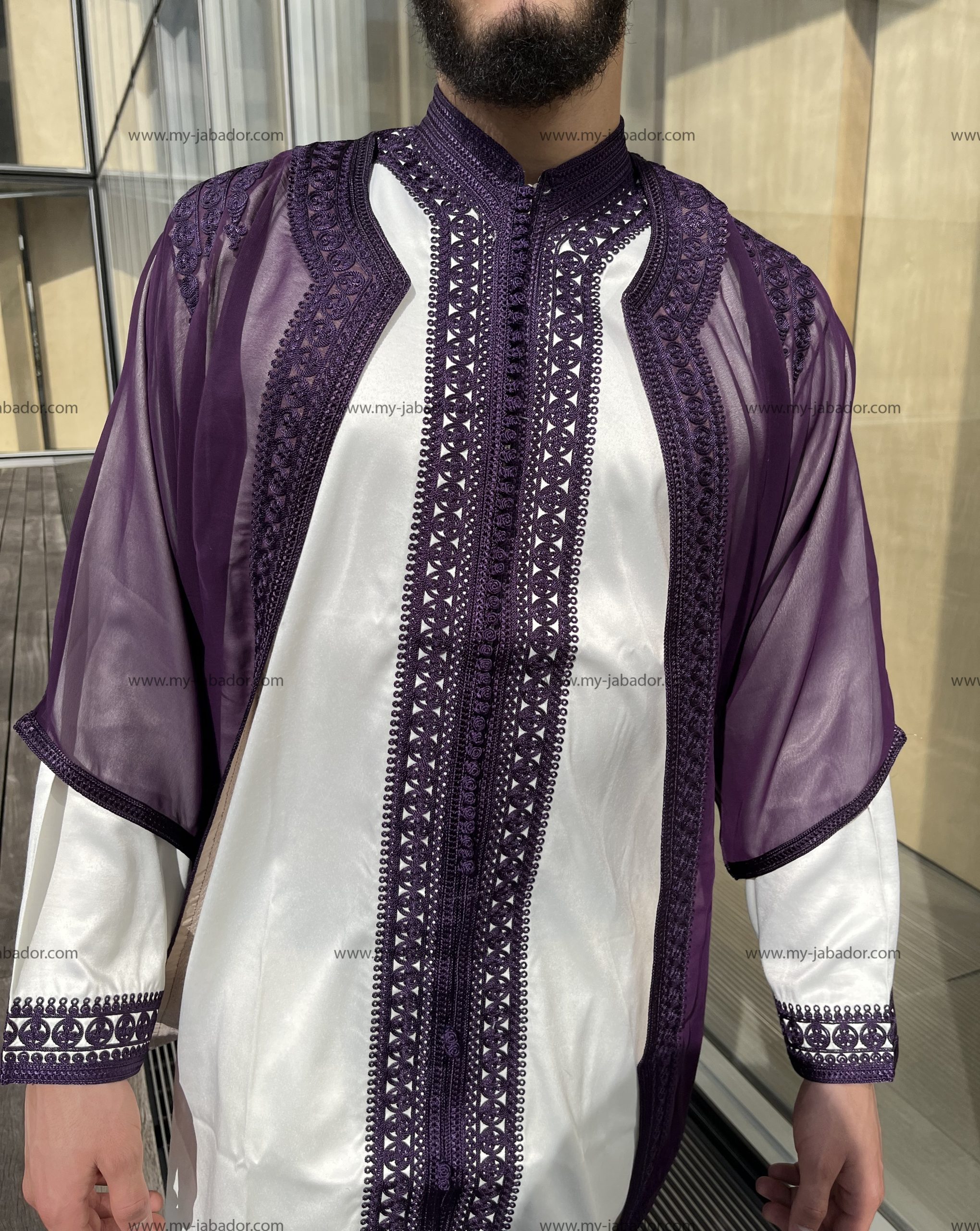 Jabador homme violet — 3 pièces